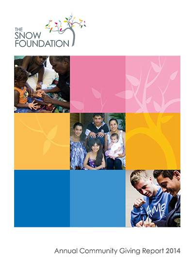 The SF Annual Community Giving Report 2014 Cover