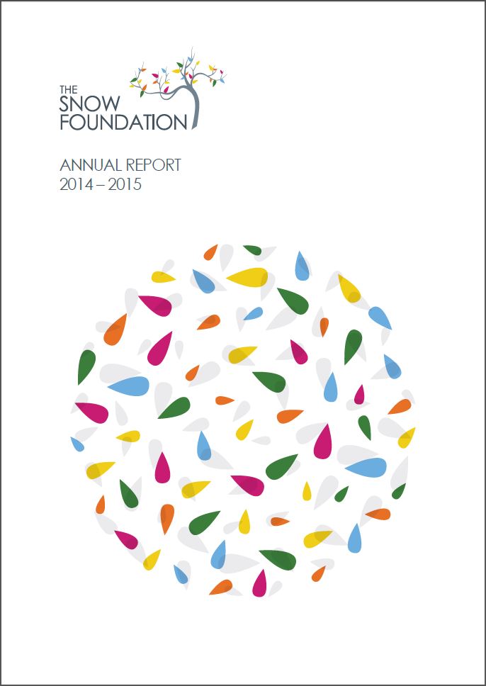 The Snow Foundation Annual Report 2014-2015 Cover
