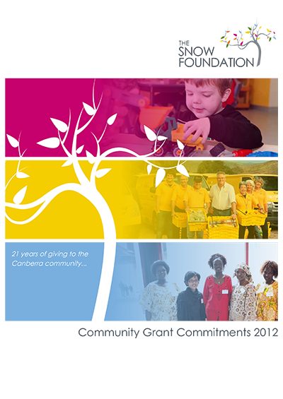 The SF Community Grant Commitments 2012 Cover