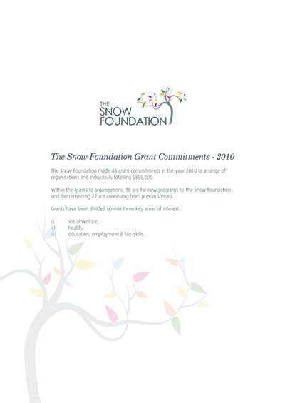 The SF Grant Commitments 2010 Cover