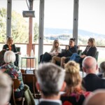 The speaker panel session - Cheryl O'Donnell, PCYC, Joe Kwon - Confit Pathways and Shanna Whan - Sober in the Country